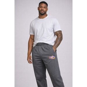LSU Tigers Sweatpants Men's Gray Fleece Lounge Pants NCAA New With Tags LG